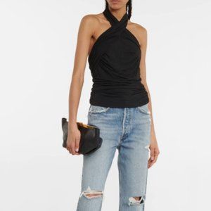 VERONICA BEARD Leyla Jersey Halterneck Top